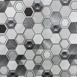 TAPETA W SZARE PLASTRY...