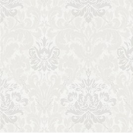 TAPETA BIAŁY ORNAMENT...