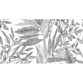 MURAL CZARNO BIAŁY BRANCA...