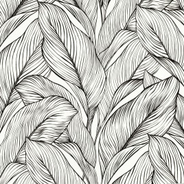 TAPETA W BIAŁO CZARNE...