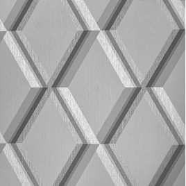 TAPETA SREBRNE ROMBY...