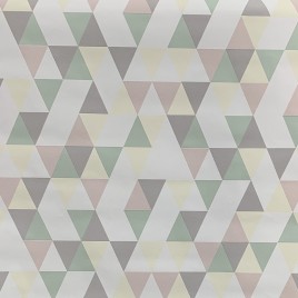 TAPETA W PASTELOWE TRÓJKĄTY...